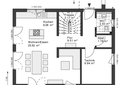 Haus Flieden - 3 Zimmer, 119 m&sup2;, 1.320&euro; | Angebot:26164268