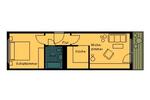 Etagenwohnung Frankenberg (Sachsen) - 2 Zimmer, 44 m&sup2;, 261&euro; | Angebot:8857099