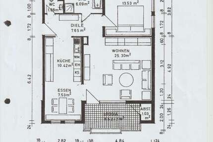 Wohnung zum Mieten in Mannheim 1.200 € 77.18 m² 2 zimmer