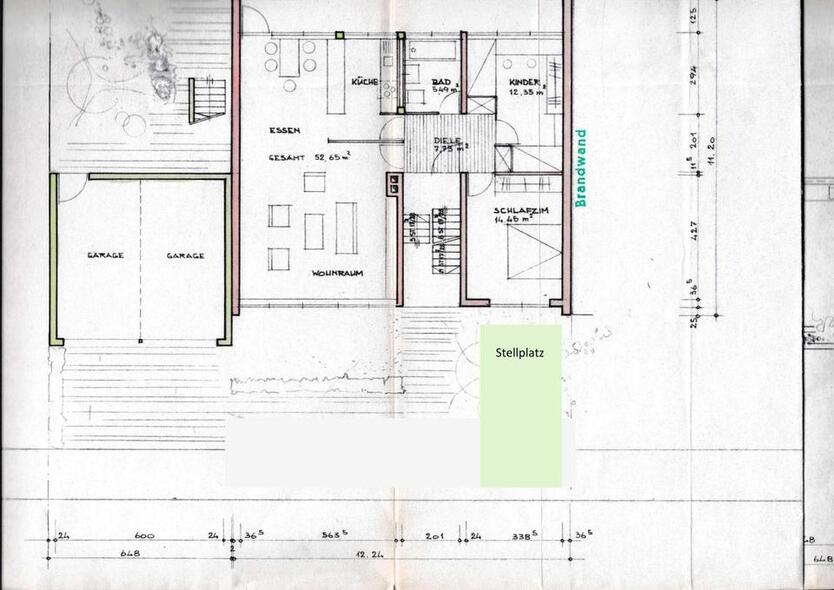 3-Zimmer-Wohnung, 94 m² und Stellplatz