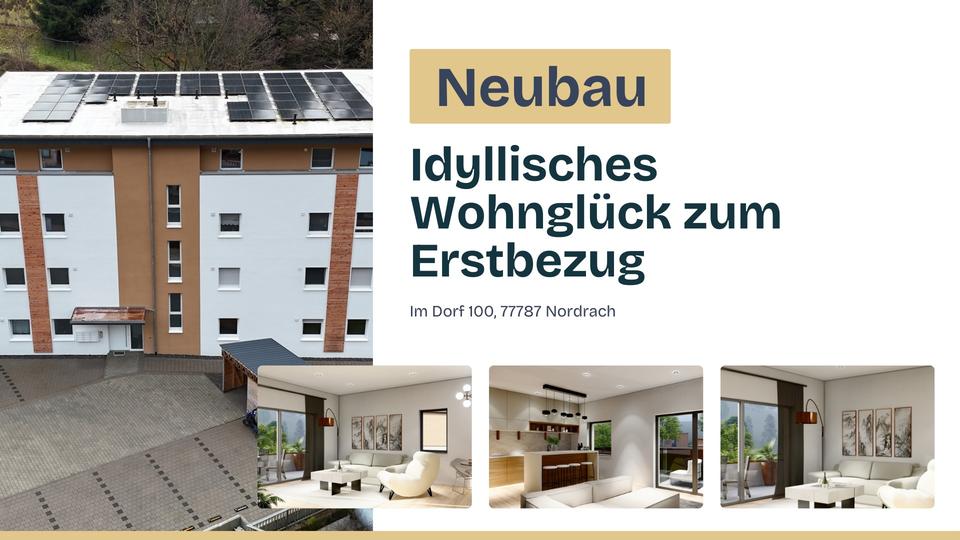 Erdgeschoßwohnung Nordrach - 3 Zimmer, 99 m&sup2;, 1.100&euro; | Angebot:25765401