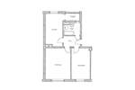 Etagenwohnung Dresden Leuben - 2 Zimmer, 60 m&sup2;, 466&euro; | Angebot:25250714