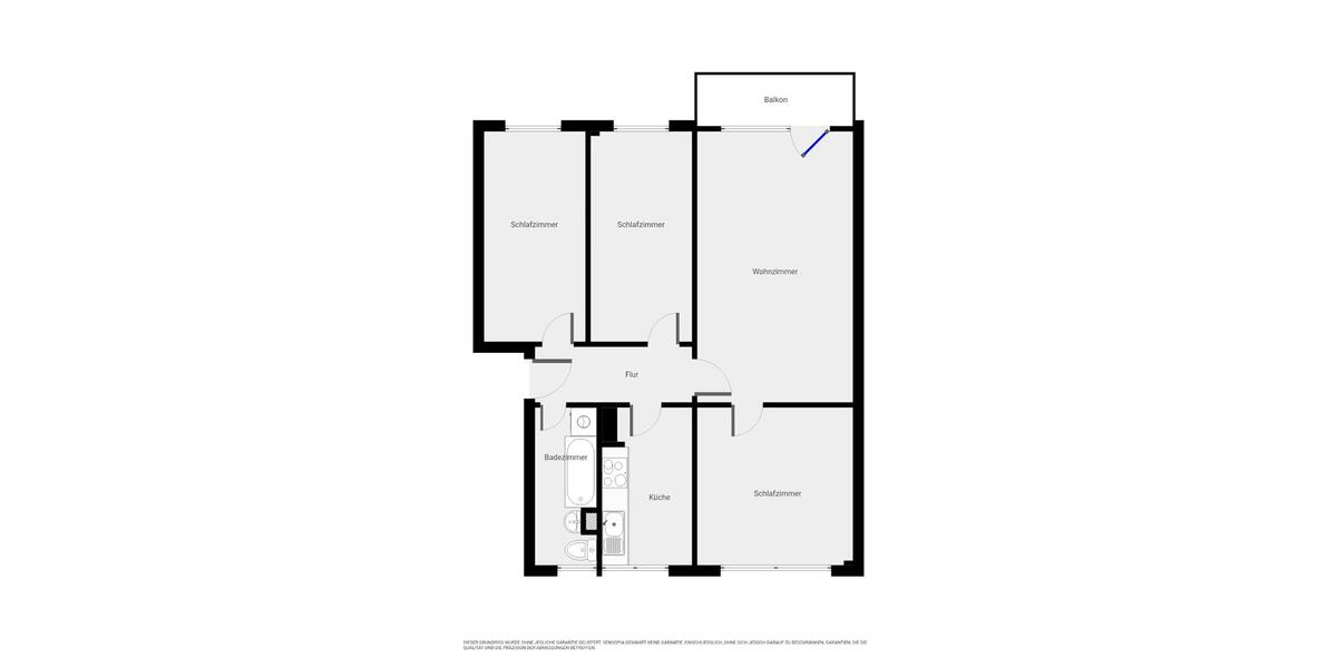 Etagenwohnung Hettstedt - 4 Zimmer, 70 m&sup2;, 330&euro; | Angebot:25366013