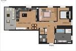 Etagenwohnung Stuttgart Birkach - 3 Zimmer, 80 m&sup2;, 1.495&euro; | Angebot:26506977