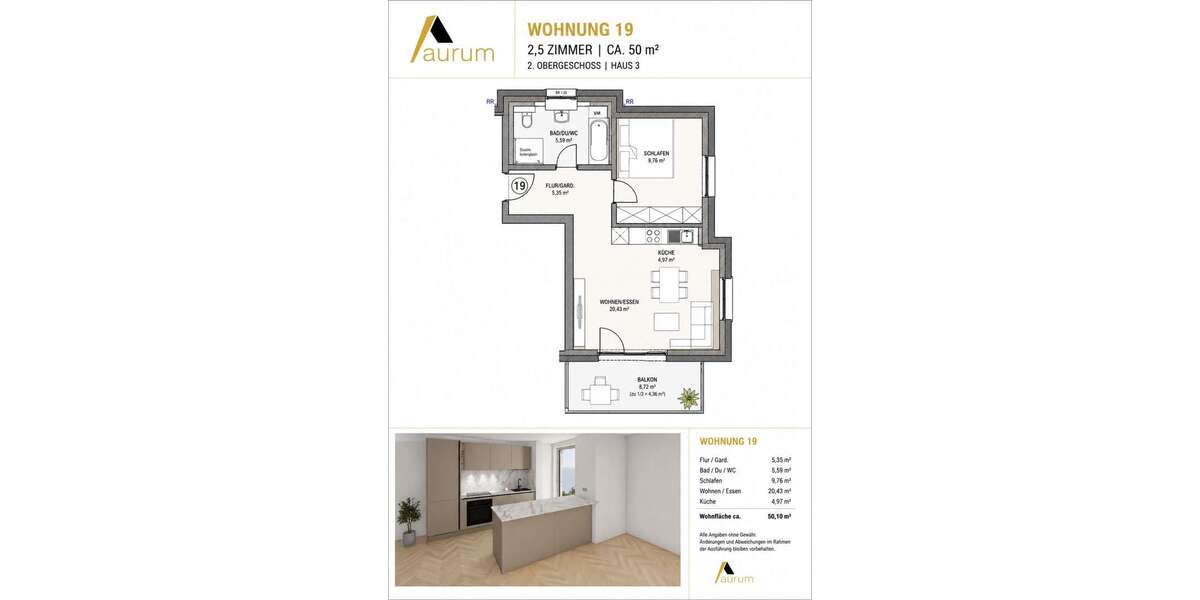 Etagenwohnung Sinhseim-Reihen Reihen - 2 Zimmer, 50 m&sup2;, 1.000&euro; | Angebot:27251549
