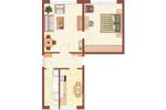Erdgeschoßwohnung Limbach-Oberfrohna Oberfrohna - 2 Zimmer, 46 m&sup2;, 255&euro; | Angebot:26086406