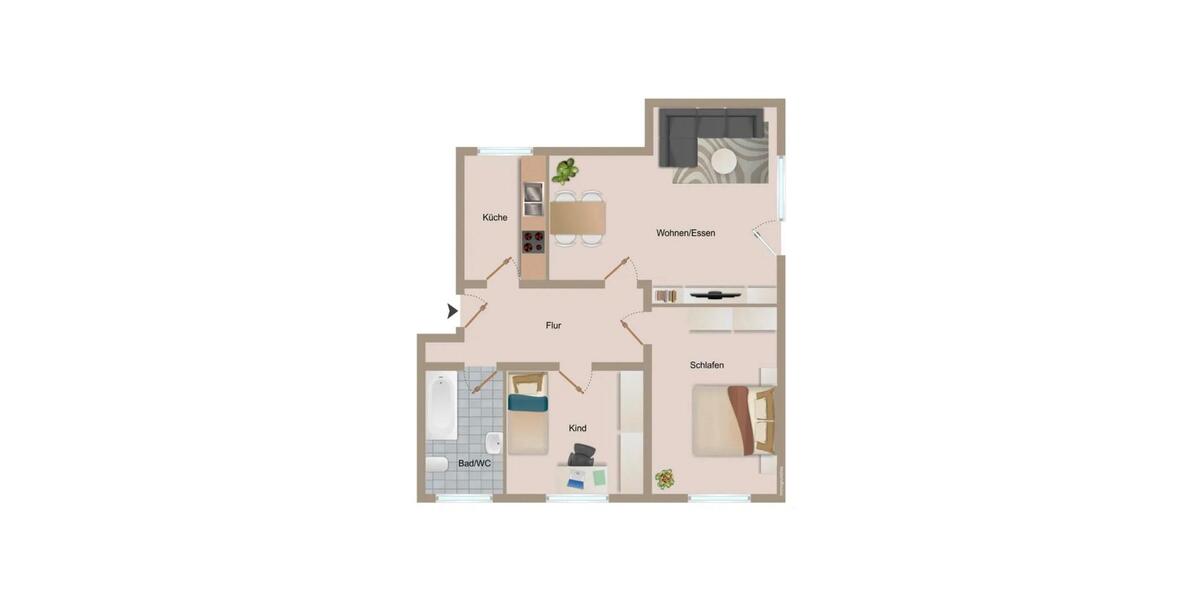 Etagenwohnung Bretten - 3 Zimmer, 85 m&sup2;, 1.450&euro; | Angebot:26247540