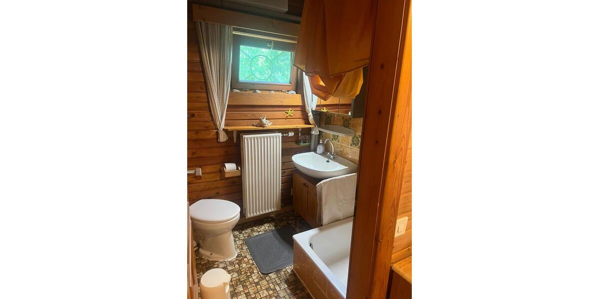 Harz Ferienhaus Blockhaus 6 Pers +Hund 2 Kamine gr Grundst. süd H 4 zimmer