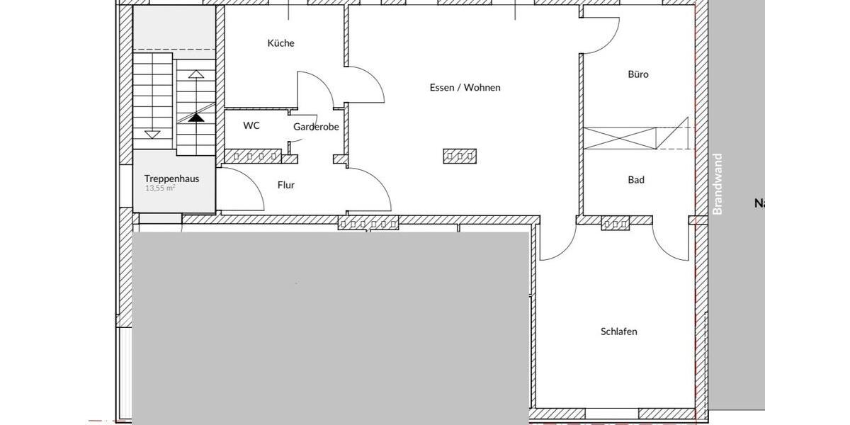 Etagenwohnung Fulda Kohlhaus - 3 Zimmer, 110 m&sup2;, 1.650&euro; | Angebot:26463134