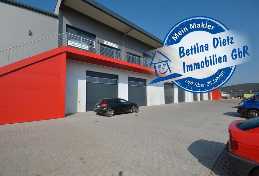 DIETZ: GEWERBEPARK 24 - Provisionsfreie 147m² große Büro oder Lagerfläche im 1. OG mit 4m Raumhöhe!
