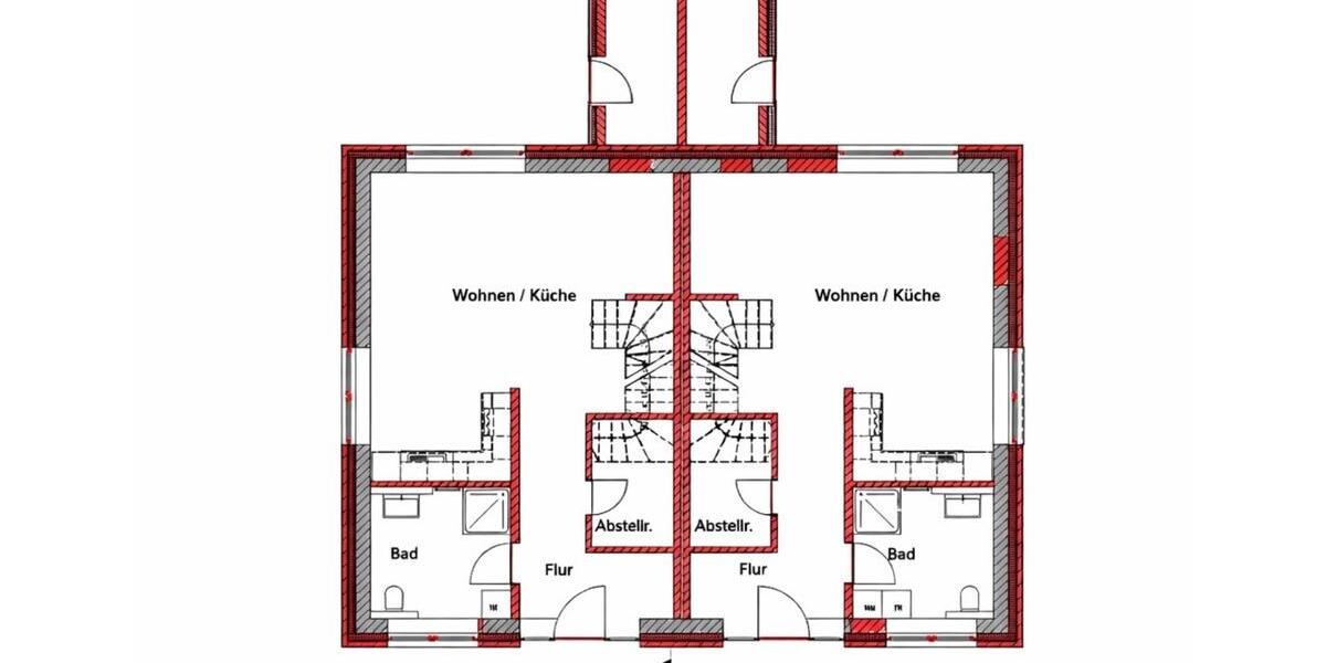 Etagenwohnung Twistringen - 4 Zimmer, 105 m&sup2;, 1.000&euro; | Angebot:25049591