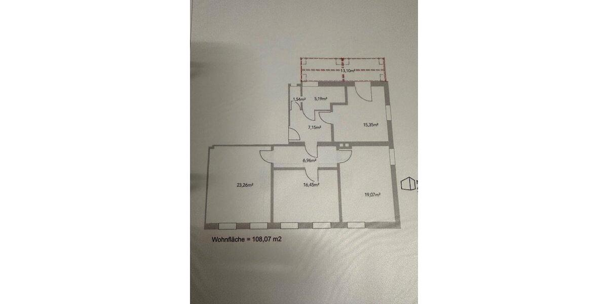 Etagenwohnung Lichtenfels - 3 Zimmer, 108 m&sup2;, 850&euro; | Angebot:26589138