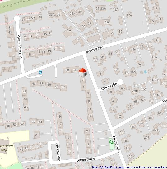 Dachgeschoßwohnung Oyten - 3 Zimmer, 74 m&sup2;, 670&euro; | Angebot:24766191