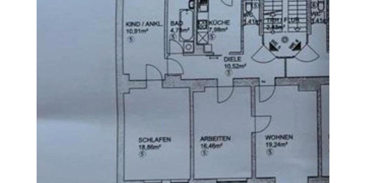 Etagenwohnung Fürth Altstadt - 3 Zimmer, 92 m&sup2;, 990&euro; | Angebot:23873014