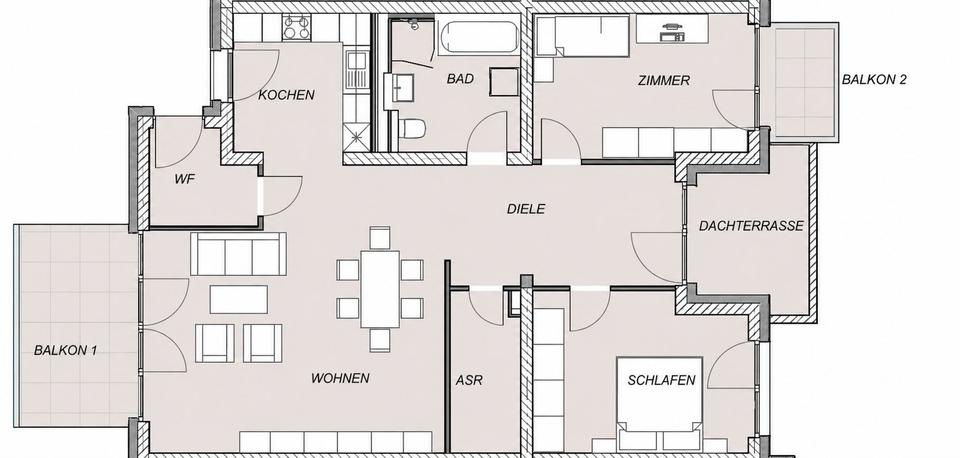Etagenwohnung Brandenburg an der Havel Bahnhofsvorstadt - 3 Zimmer, 110 m&sup2;, 1.212&euro; | Angebot:26439545