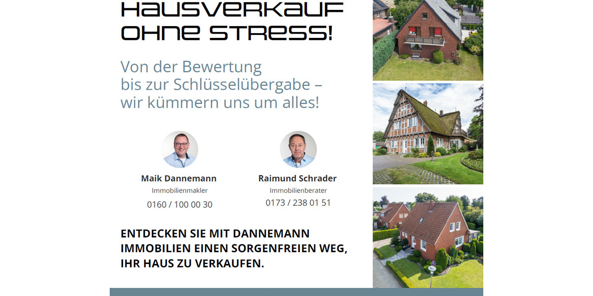 Einfamilienhaus Twistringen - 3 Zimmer, 76 m&sup2;, 790&euro; | Angebot:25084819