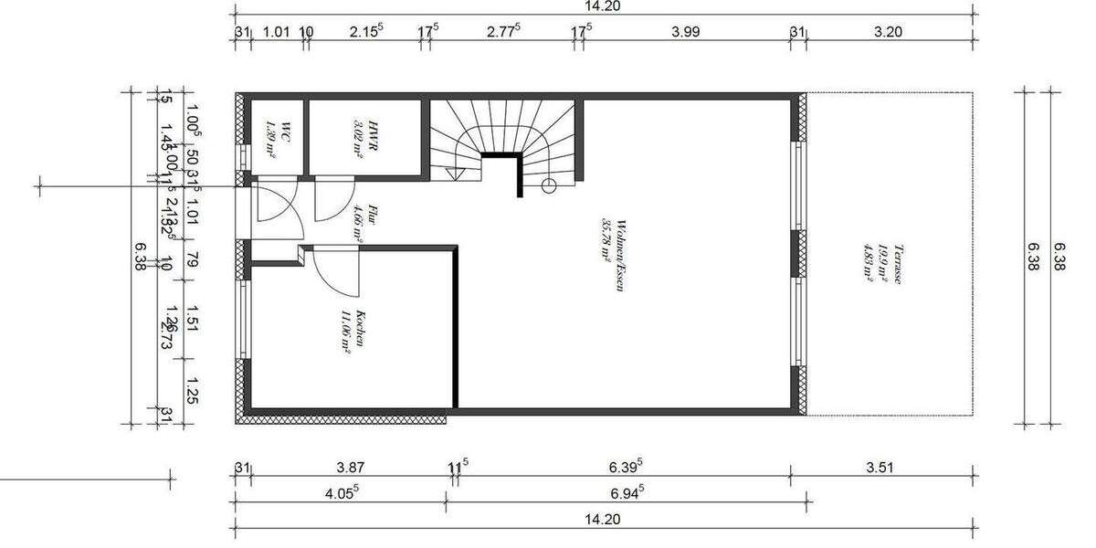 Reihenmittelhaus Grünstadt - 6 Zimmer, 145 m&sup2;, 1.870&euro; | Angebot:24765857