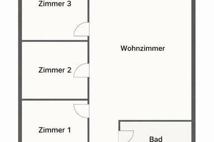 Wohnen auf Zeit Bremen Gröpelingen - 3 Zimmer, 60 m&sup2;, 350&euro; | Angebot:25234065