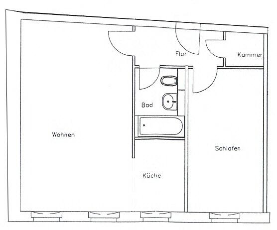 Dachgeschoßwohnung Pirna - 2 Zimmer, 57 m&sup2;, 460&euro; | Angebot:26533116