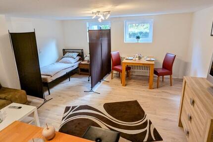 Möbliertes Souterrain-Studio – Wohnen Wohnung auf Zeit (6 Monate) 1 zimmer