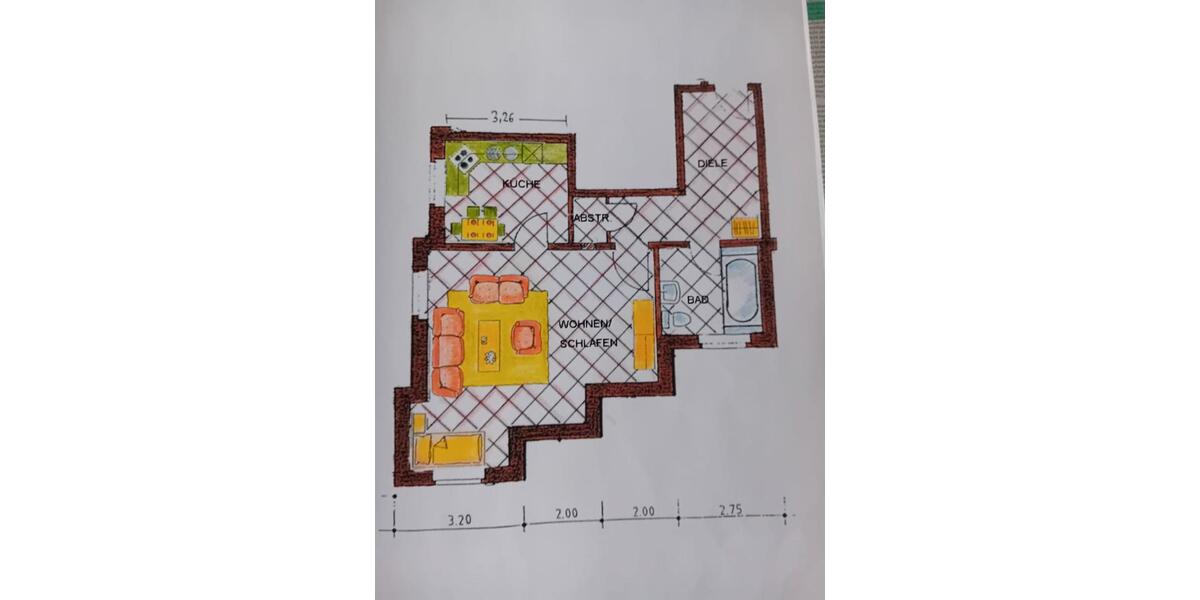 Etagenwohnung Brüggen - 1 Zimmer, 55 m&sup2;, 620&euro; | Angebot:26494692