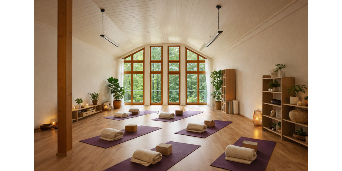 Büroeinheit im Grünen flexibel nutzbar für Yoga und Retreats zimmer