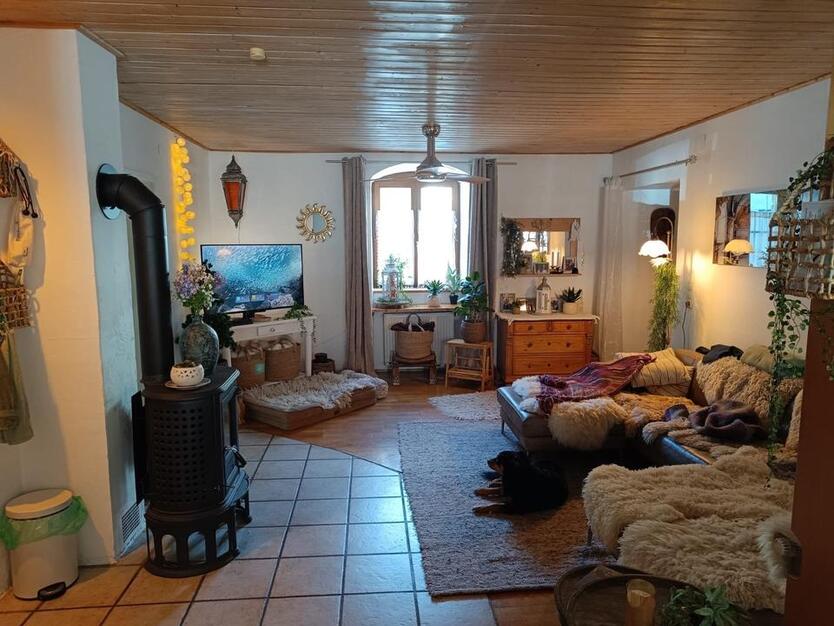 Wohnung EG, 65m² teilmöbliert, Freisitz, in Lemberg Glashütte zimmer