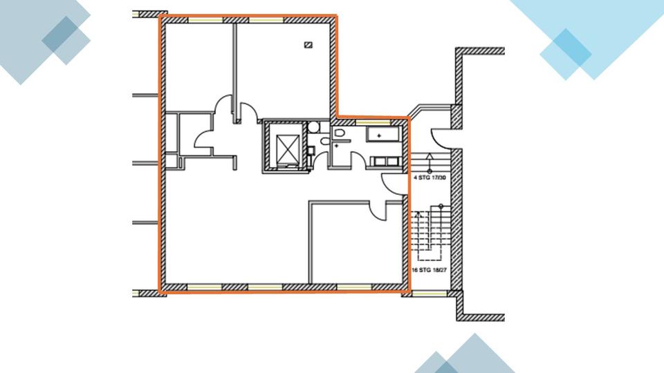 Etagenwohnung Limbach-Oberfrohna Oberfrohna - 4 Zimmer, 121 m&sup2;, 728&euro; | Angebot:20539915