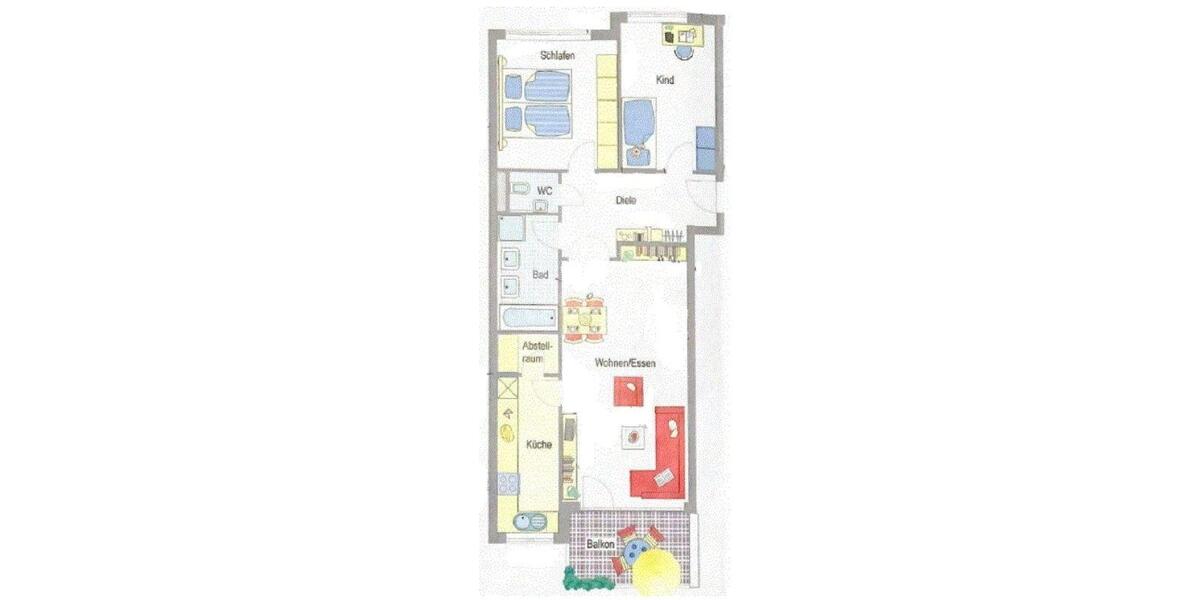 Etagenwohnung Markgröningen - 3.5 Zimmer, 80 m&sup2;, 1.200&euro; | Angebot:26640254