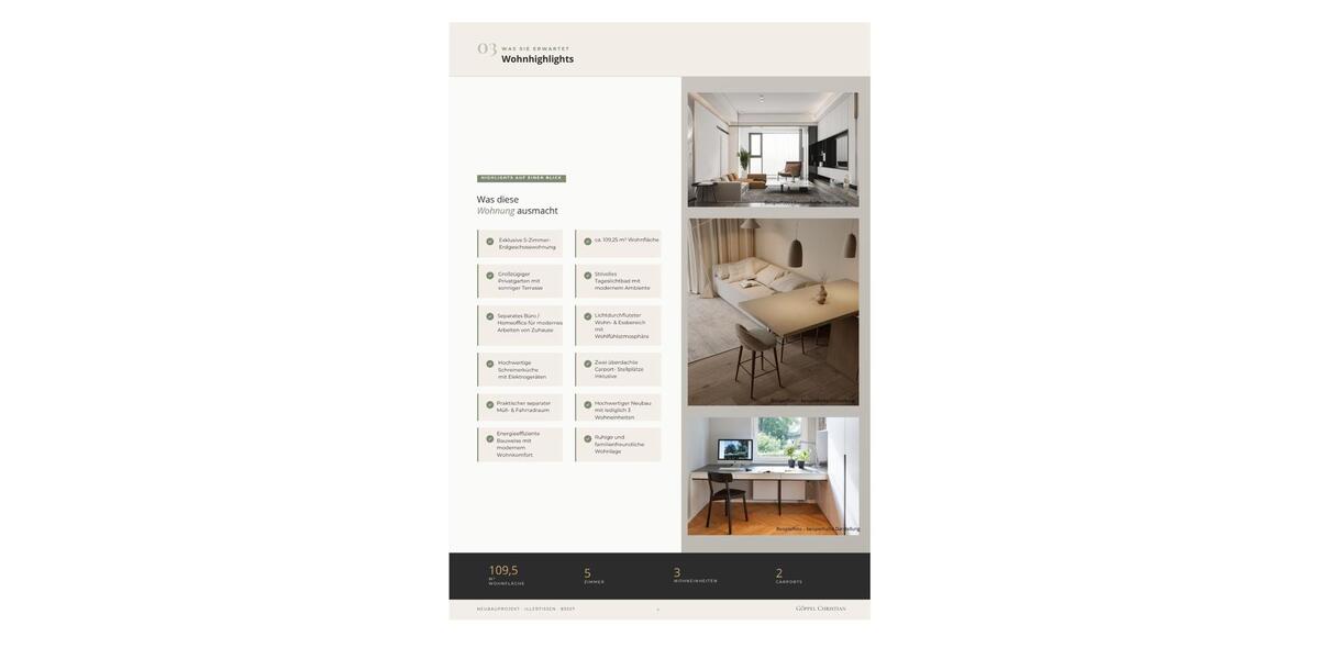 Erdgeschoßwohnung Illertissen - 5 Zimmer, 110 m&sup2;, 1.760&euro; | Angebot:26648181