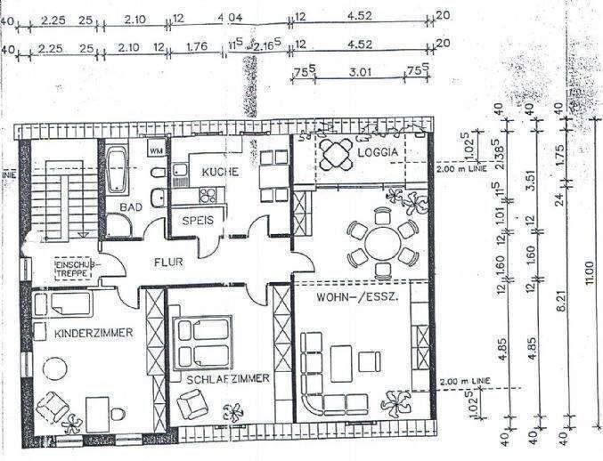 Etagenwohnung Kitzingen - 3 Zimmer, 109 m&sup2;, 895&euro; | Angebot:25770532