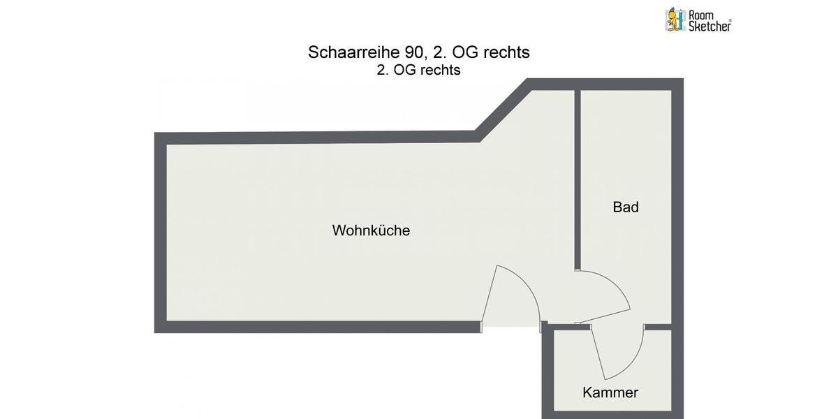 Etagenwohnung Wilhelmshaven Aldenburg - 1 Zimmer, 28 m&sup2;, 200&euro; | Angebot:26277675