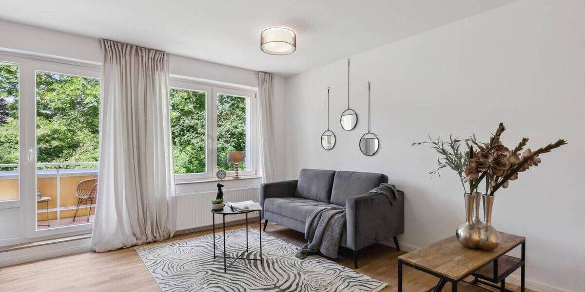 Etagenwohnung Hamburg Hummelsbüttel - 3 Zimmer, 77 m&sup2;, 1.605&euro; | Angebot:26228705