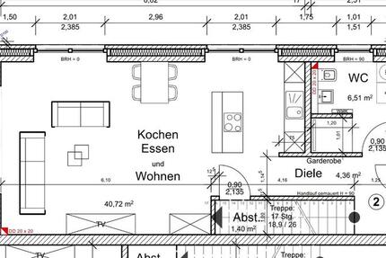 Wohnung Delbrück - 1 Zimmer, 92 m&sup2;, 1.280&euro; | Angebot:24981029