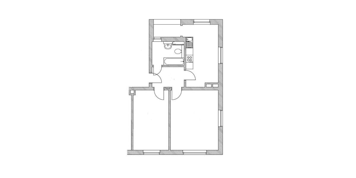 Etagenwohnung Dresden Leuben - 2 Zimmer, 60 m&sup2;, 466&euro; | Angebot:26733498