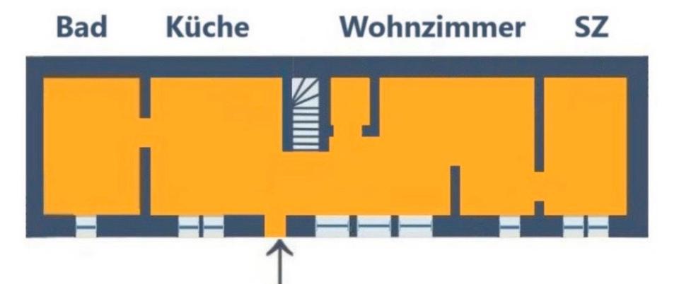 Maisonettenwohnung Bad Düben - 2 Zimmer, 95 m&sup2;, 850&euro; | Angebot:26042416