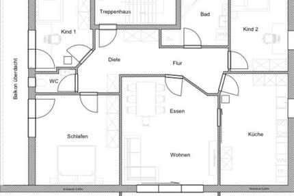 Wohnung Niederschönenfeld - 5 Zimmer, 115 m&sup2;, 1.350&euro; | Angebot:26050550