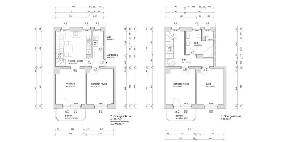 Maisonettenwohnung Penig - 4 Zimmer, 113 m&sup2;, 800&euro; | Angebot:25148238