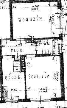 Etagenwohnung Bielefeld Innenstadt - 2 Zimmer, 52 m&sup2;, 795&euro; | Angebot:24973633