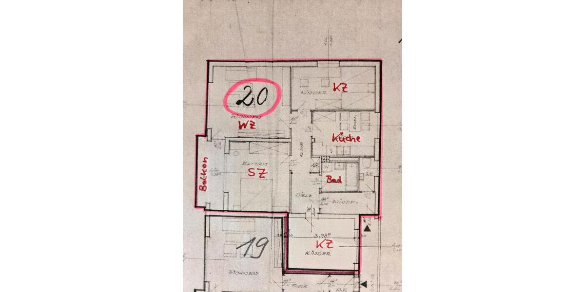 Etagenwohnung Marktredwitz - 4 Zimmer, 91 m&sup2;, 690&euro; | Angebot:25101977