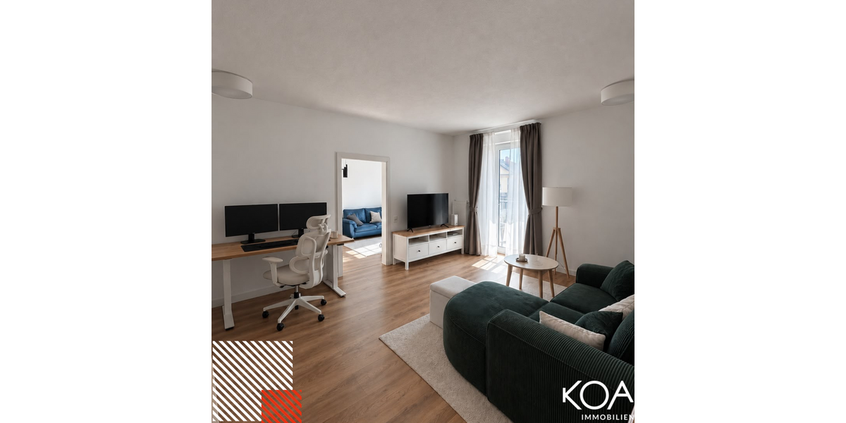 Etagenwohnung Wiesbaden Nordost - 2 Zimmer, 60 m&sup2;, 670&euro; | Angebot:27285071