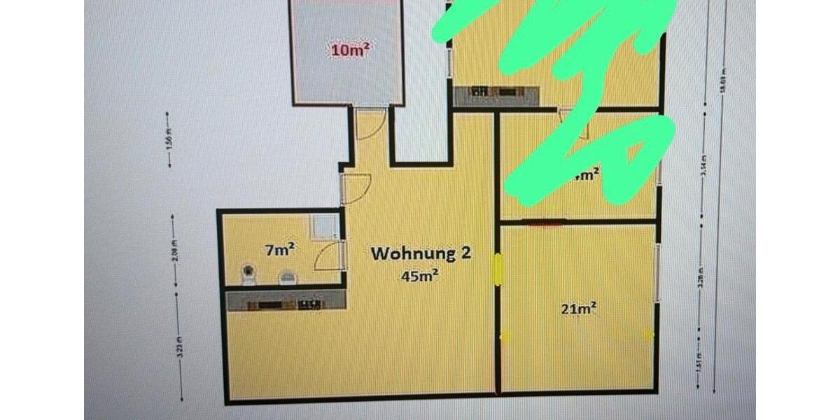 Dachgeschoßwohnung Kropp - 2 Zimmer, 75 m&sup2;, 750&euro; | Angebot:26622531