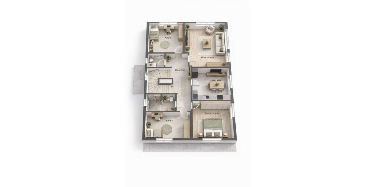 Etagenwohnung Achim - 4 Zimmer, 110 m&sup2;, 1.300&euro; | Angebot:26124855