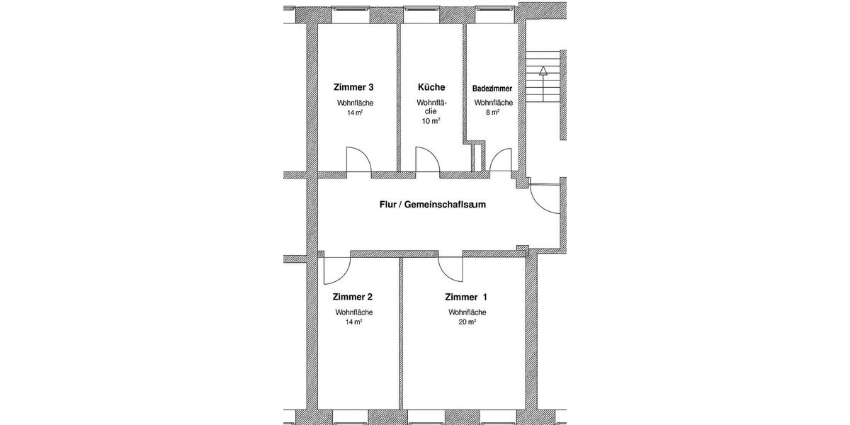 Studentenzimmer in Linden zu vermieten – möbliert & frisch saniert 3 zimmer