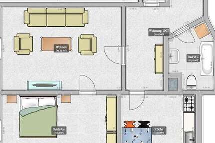 Wohnung Bogen Bogenberg - 3 Zimmer, 81 m&sup2;, 676&euro; | Angebot:26071426