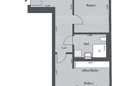 Wohnung Hannover Bemerode - 2 Zimmer, 56 m&sup2;, 616&euro; | Angebot:26998000