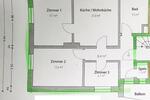 Etagenwohnung Tittmoning - 3 Zimmer, 80 m&sup2;, 750&euro; | Angebot:24655201