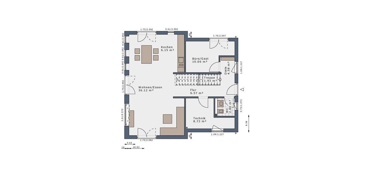 Einfamilienhaus Moers - 5 Zimmer, 140 m&sup2;, 2.200&euro; | Angebot:26665364