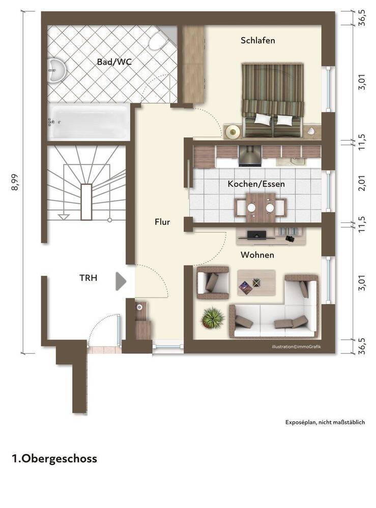 Schmucke 2-Zimmer-Wohnung in Zentrumslage von Beilngries