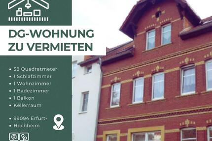 Wohnung Erfurt Hochheim - 2 Zimmer, 57 m&sup2;, 590&euro; | Angebot:25158408